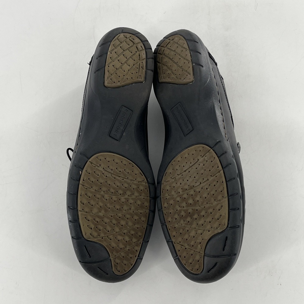 Rockport Cobb Hill Womens Ballet Flat Paulette Slip On Ruched Black Sz 10 W Wide - Picture 11 of 16